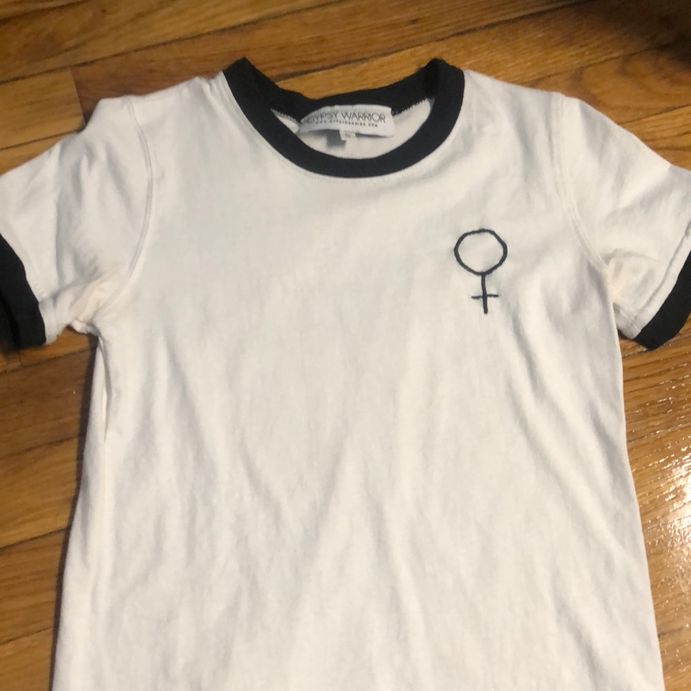 Gypsy Warrior Feminist Ringer Tee